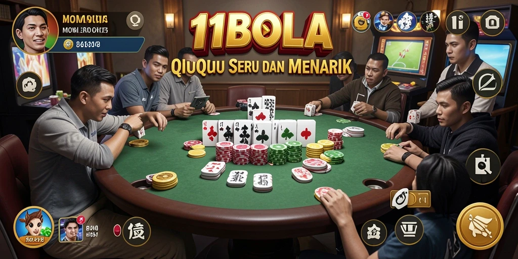Gameplay QiuQiu yang menarik dan seru di 11BOLA.