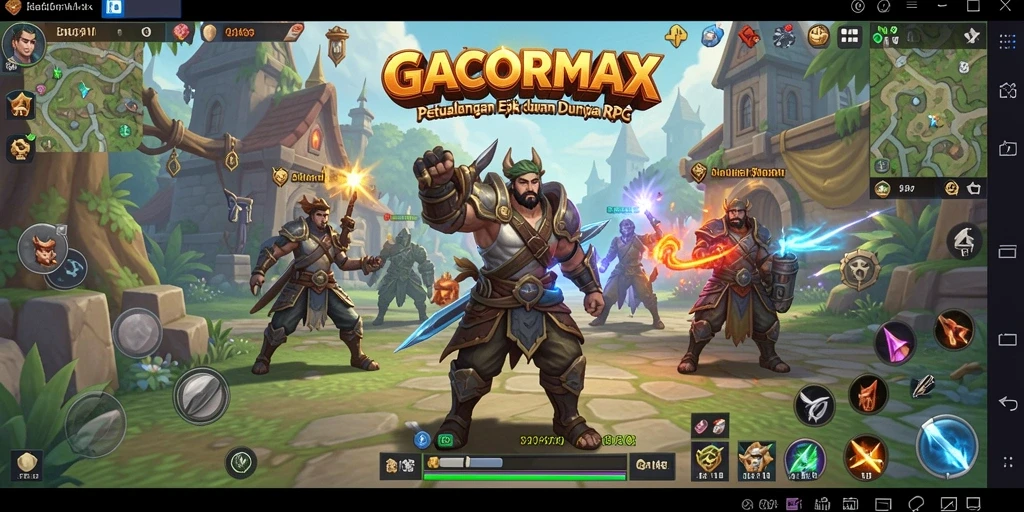 Tampilan gameplay GACORMAX yang menakjubkan dan mengasyikkan.