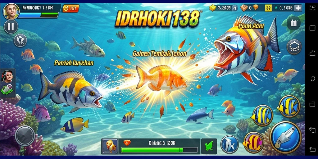 Gameplay seru dan mendebarkan dalam IDRHOKI138 Tembak Ikan.