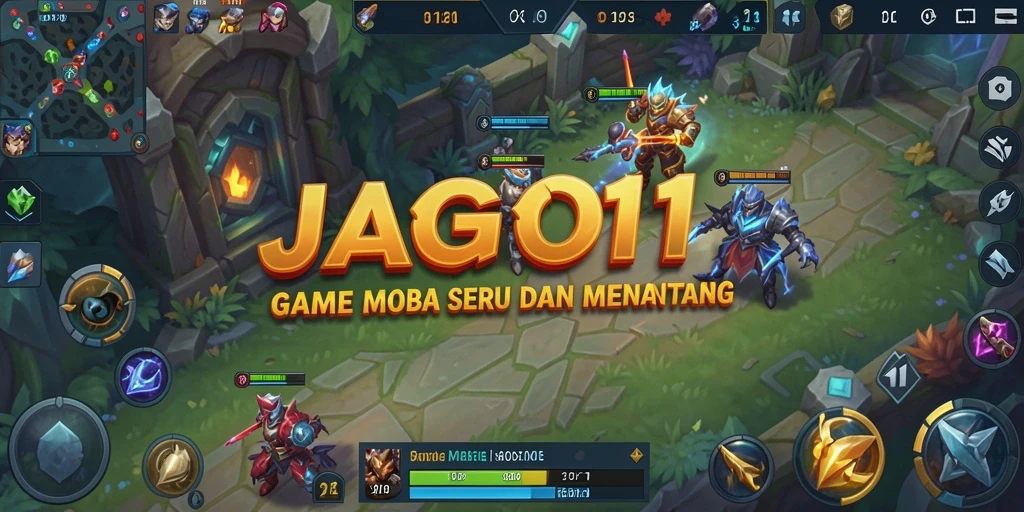 Screenshot gameplay JAGO11 yang penuh aksi dan strategi.