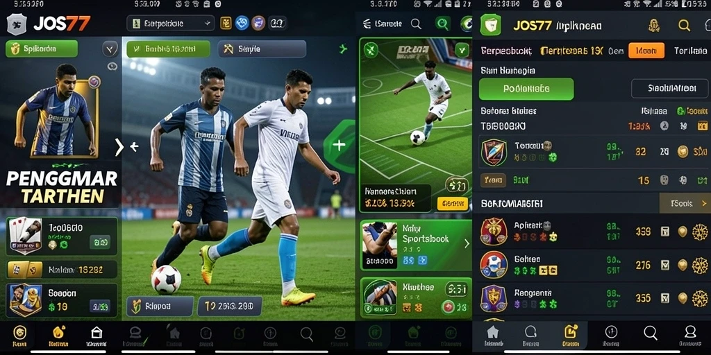 Tampilan sleek dari gameplay Sportsbook JOS77 yang mendebarkan.