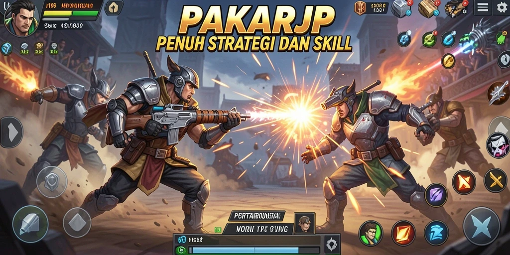 Tampilan permainan PAKARJP yang intens dan penuh aksi.