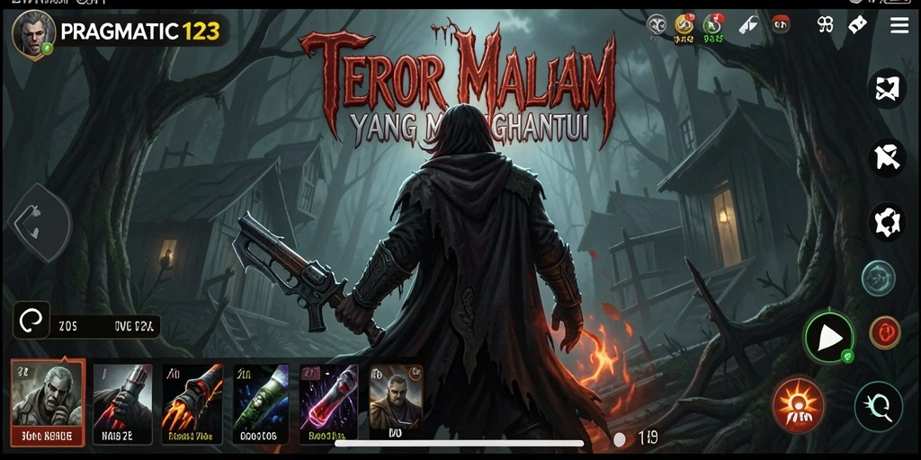 Screenshot menampilkan suasana mencekam dalam PRAGMATIC123.