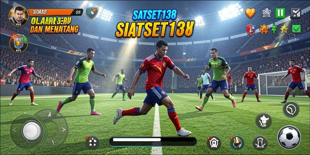 Tampilan menarik dari gameplay olahraga SATSET138.