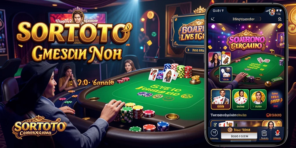 Gameplay seru dari SORTOTO yang menampilkan pengalaman kasino langsung.